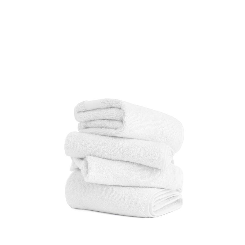 Becky Cameron 4-Piece Ultra Soft Cotton Hand Towel Set - White