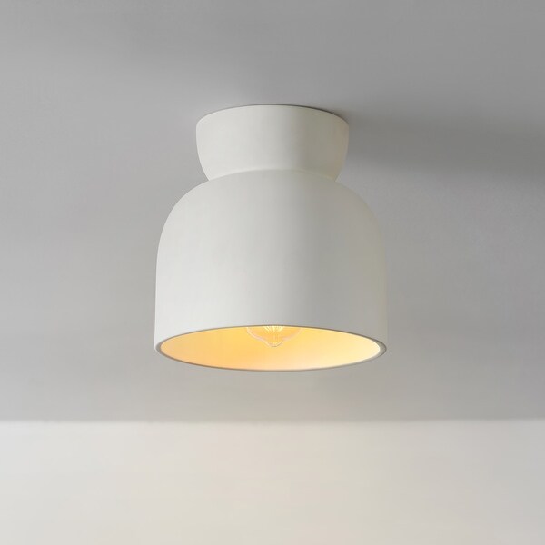 Off white ceiling light top