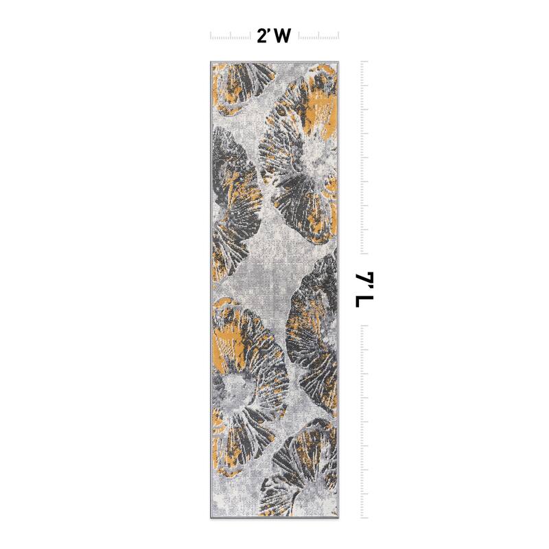 World Rug Gallery Contemporary Floral Area Rug
