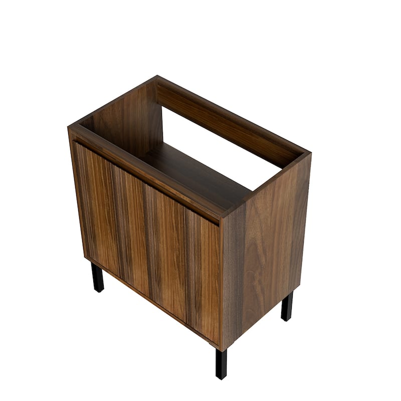 GDFStudio - Niall Modern Mid-Century Freestanding Bathroom Vanity with Soft Close Doors & Large Storage Spaces, WITHOUT Sink