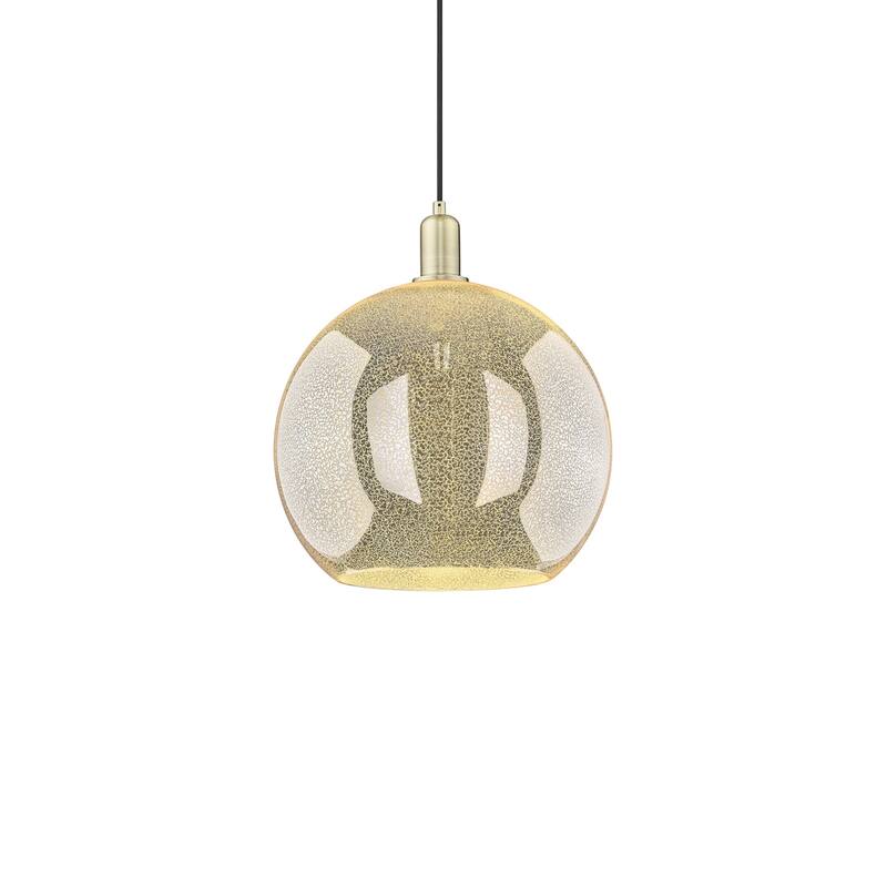 Innovations Lighting 716-1P-18-14 Athens Pendant Athens 14" Wide - Antique Brass / Mercury