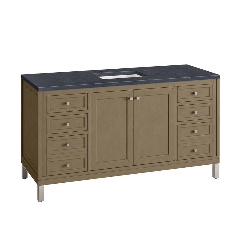 James Martin Vanities 503-V60S-3CSP Chicago 60" Free Standing Single