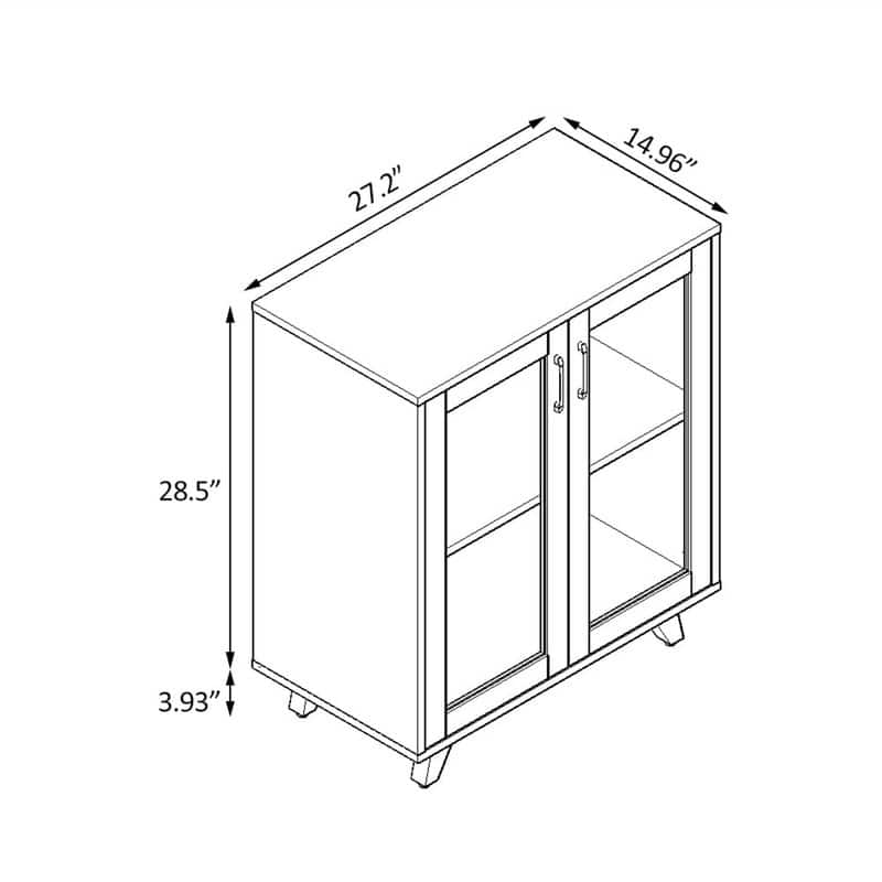 27inch Kitchen Buffet - 14.96"D x 27.2"W x 32.48"H