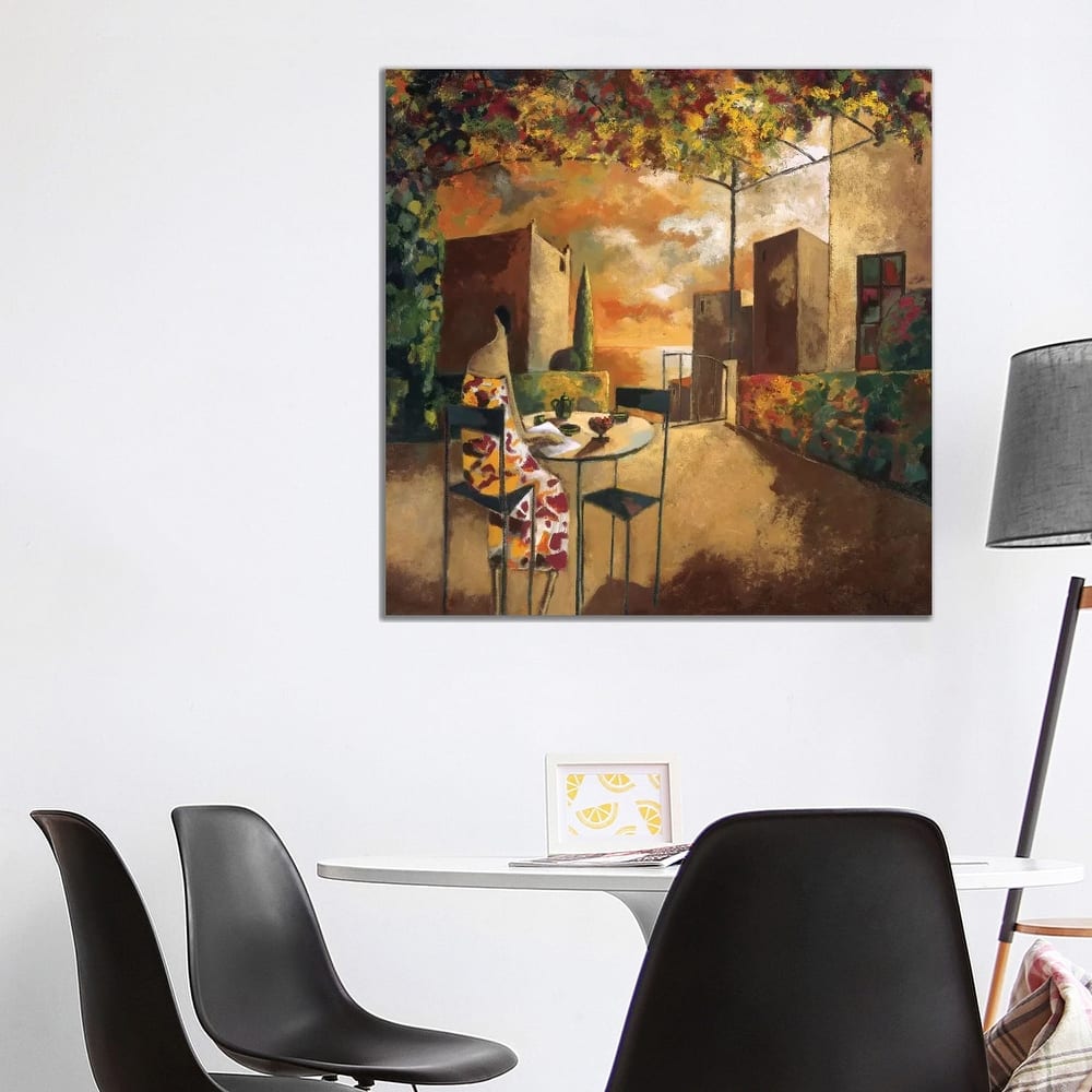 iCanvas "Cafe Al Jardi" by Didier Lourenco Canvas Print