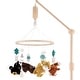 preview thumbnail 1 of 3, The Peanutshell Wooden Crib Mobile Set with Arm, Music Box and Western Woods Baby Mobile