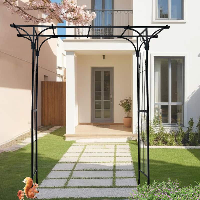 Metal Garden Arch Garden Arbor Trellis Climbing Plants Support Arch Outdoor Arch Wedding Arch Party Events Archway