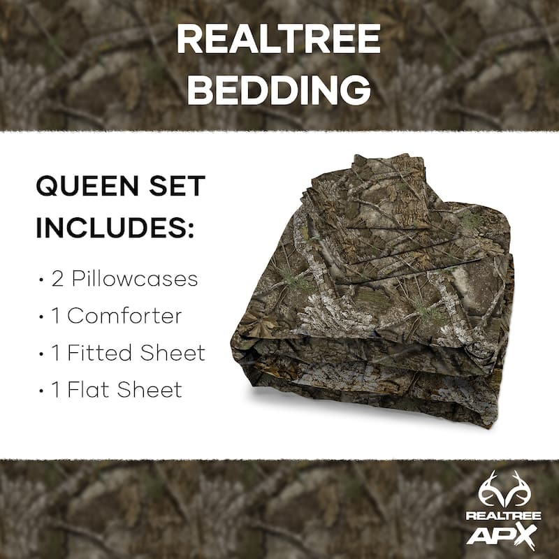 Realtree 5-piece Queen Bed In A Bag Set