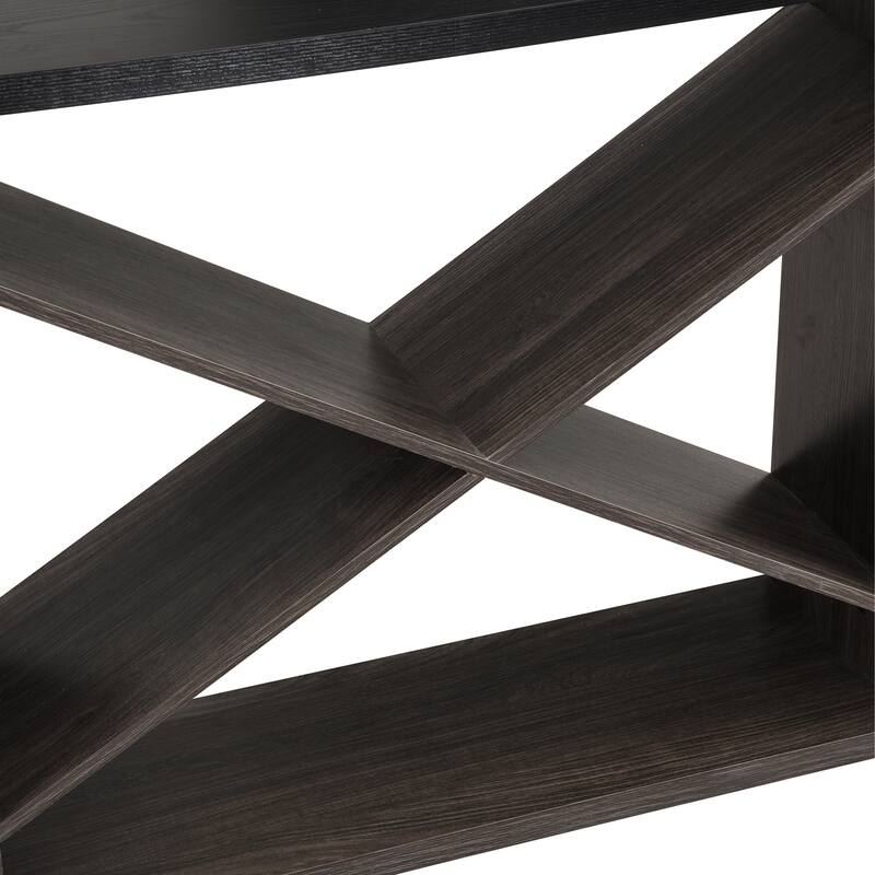 Black Vintage Sofa Table Entryway Table Tea & Coffee Table