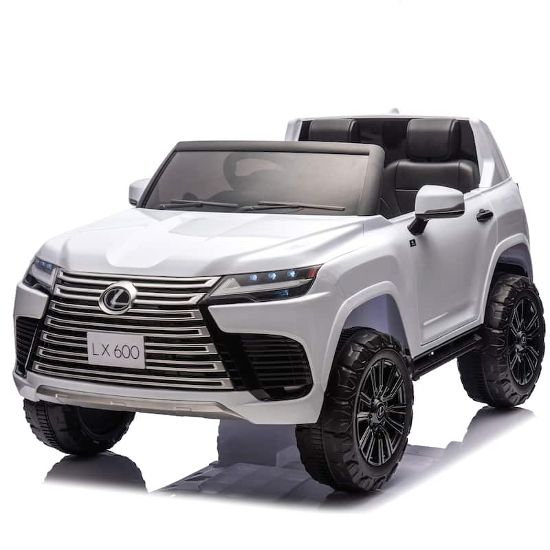 Kids Ride On Car Ride on Jeep Off-Road Car White Battery Powered Electric Car