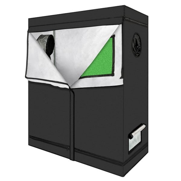 Plant Growing Green and Black Tent Grow Tent Kits with Window - Green &  Black - Bed Bath & Beyond - 32566627
