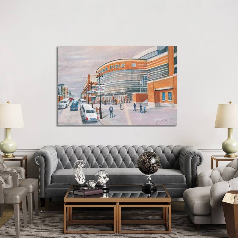 iCanvas "Ford Field" by Jim Williams Canvas Print