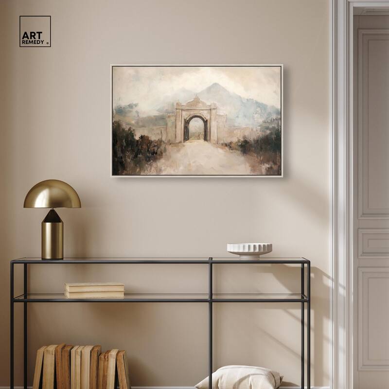 Stone Arch Canvas by Art Remedy