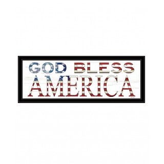 God Bless America Framed Art main image 1