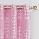 preview thumbnail 54 of 62, Room Darkening Silver Foil Pattern Grommet Curtains 2 Panels