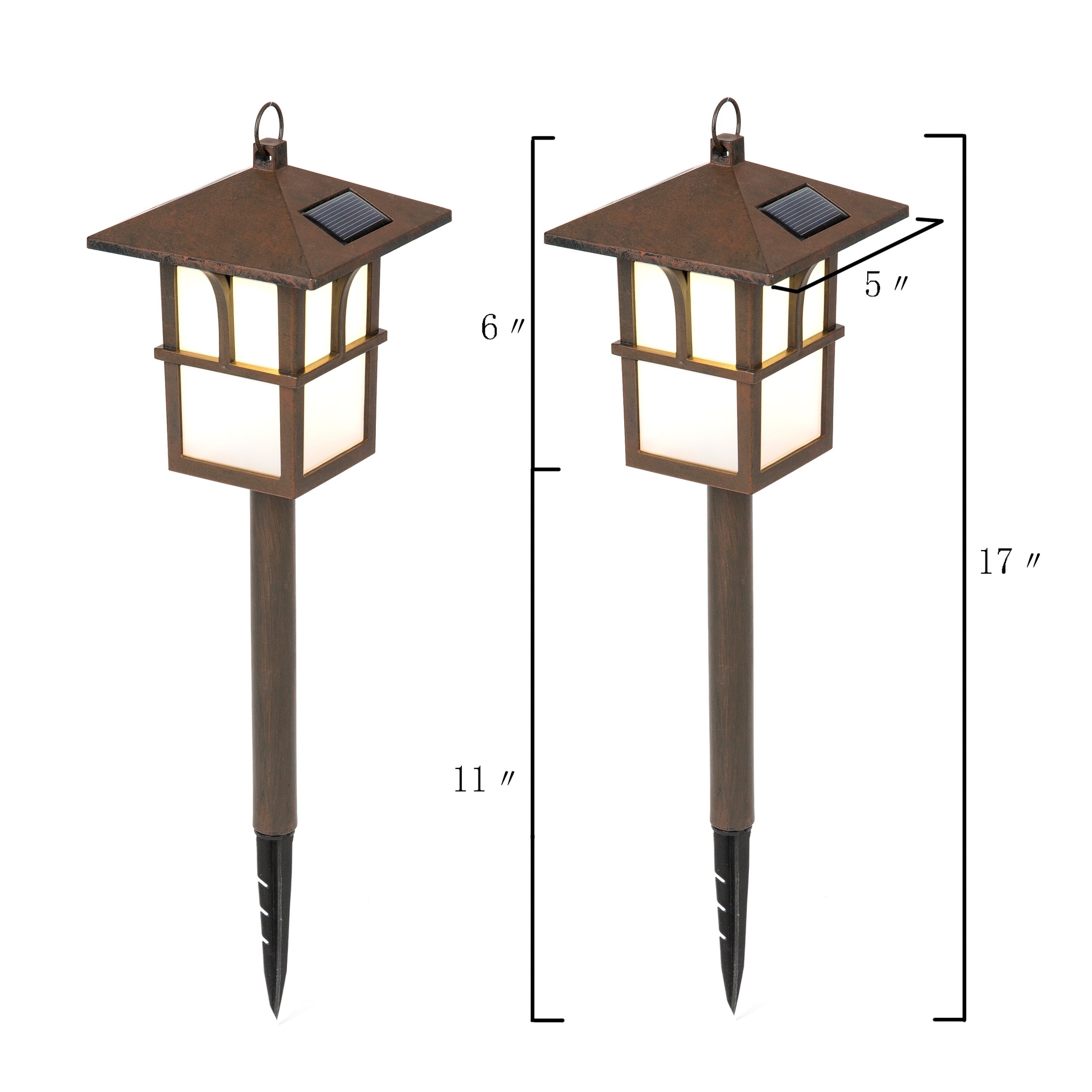 Pagoda clearance path lights