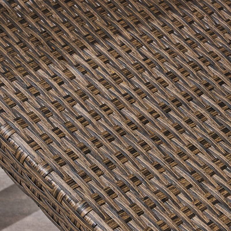 Hampton Outdoor 5-piece Wood and Wicker Sofa Chat Set by Christopher Knight Home