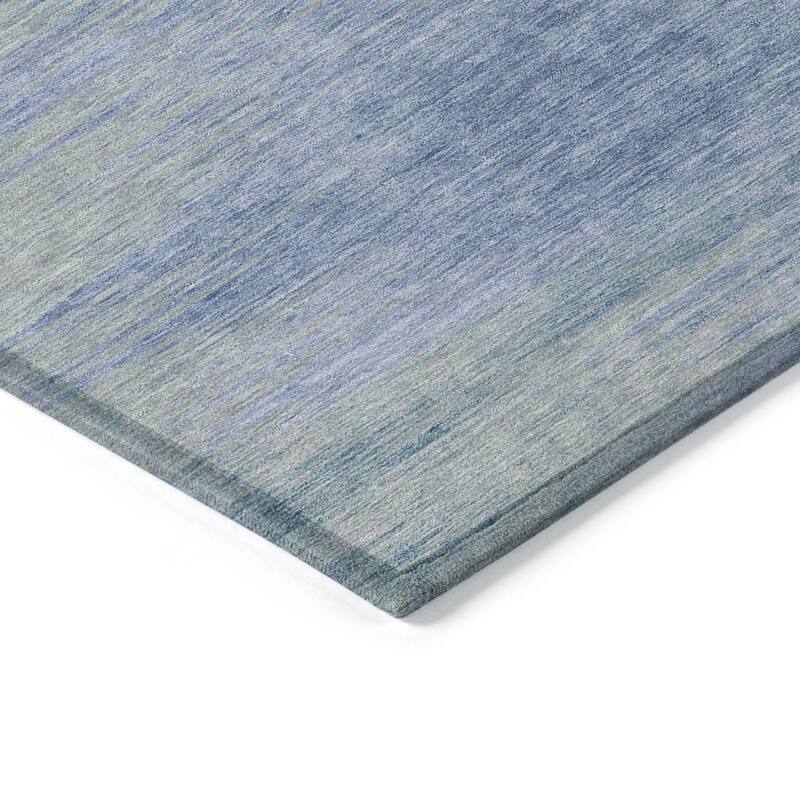Machine Washable Indoor/ Outdoor Chantille Solid Ombre Rug