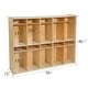 preview thumbnail 2 of 3, Contender Birch 10 Section Locker with Assorted Bins, Hanging Hooks, Coat Rack, Backpack Organizer, Toy Storage for Kids - 58"