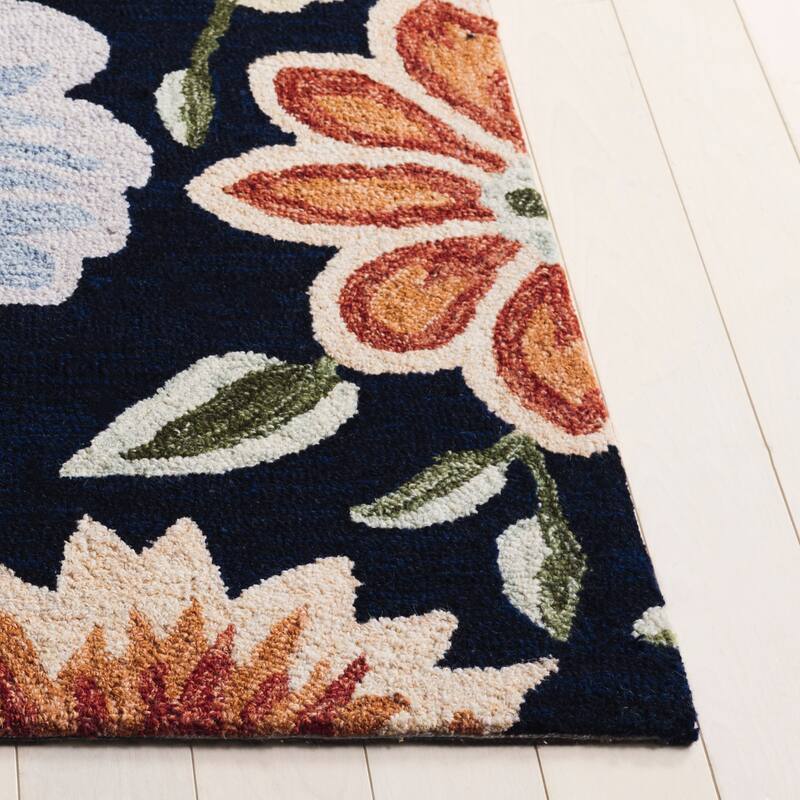 SAFAVIEH Handmade Jardin Sachika Floral Wool Rug
