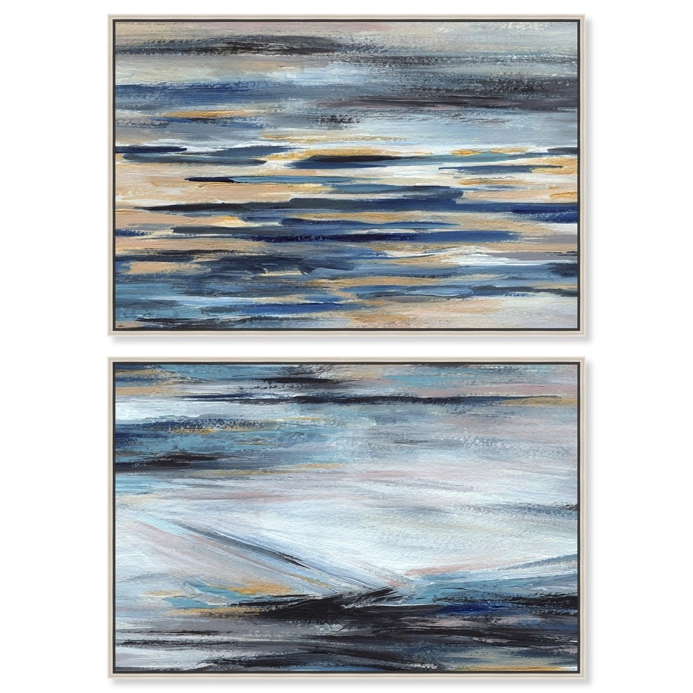 Endless Sea Canvas Set of 2 by Art Remedy
