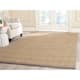 SAFAVIEH Natural Fiber Marina Basketweave Seagrass Rug - 6' x 9' - Natural/Grey