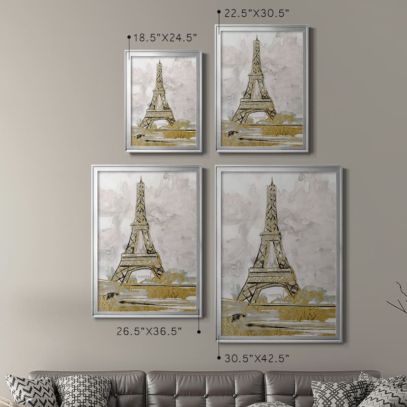 Eiffel Tower Glitz Premium Framed Print - Ready to Hang