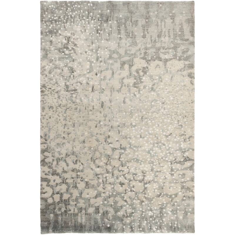 Hand-Knotted Giana Abstract Wool Area Rug - 12' x 15'