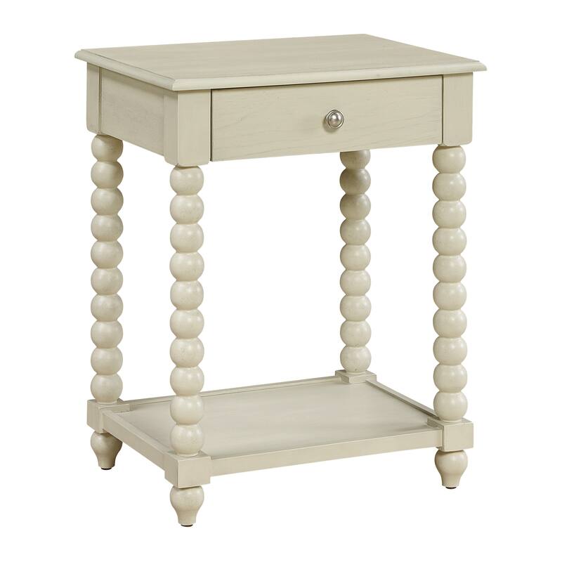 Elise Side Table in Black Finish