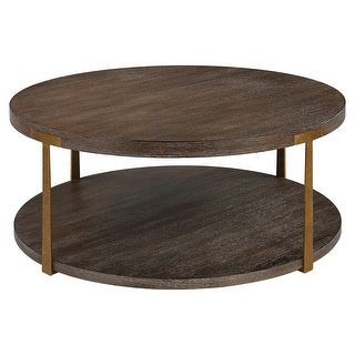 Uttermost 25555 Palisade 40" Wide Diameter MDF, Metal, and Veneer