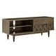 preview thumbnail 16 of 19, Kieran Mid-Century Wood 2-Drawer TV Stand by iNSPIRE Q Modern - 59-Inch Light Charcoal Grey