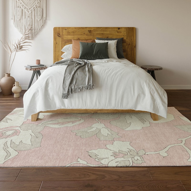 Premium Washable Super Soft Modern Floral Mayfield Rug
