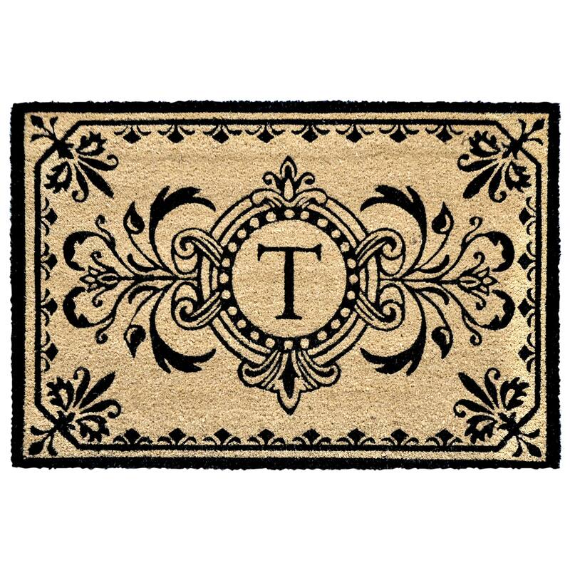 Liora Manne Dwell Vine Outdoor Mat Black