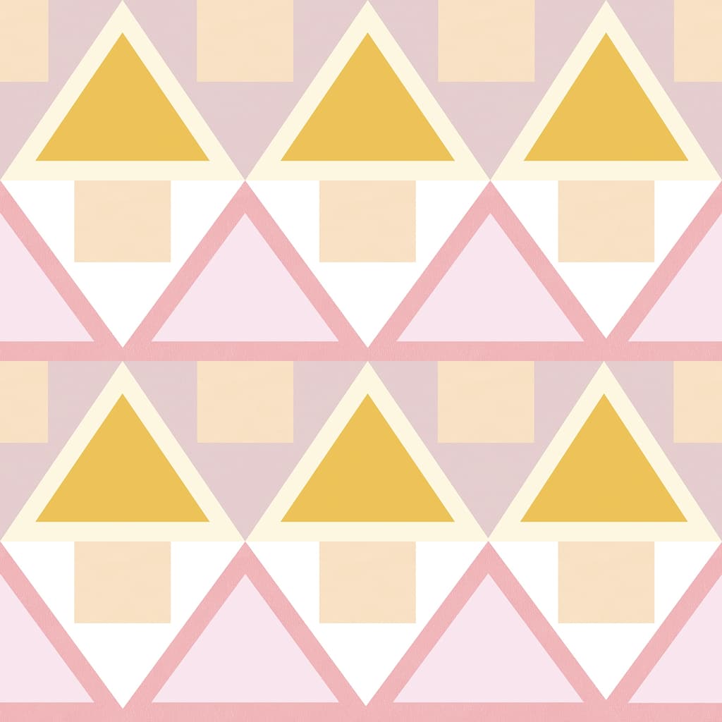 Aelfie Pink Madaket Geometric Peel & Stick Wallpaper
