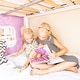preview thumbnail 48 of 113, Max and Lily Twin over Twin Low Bunk with Curtains