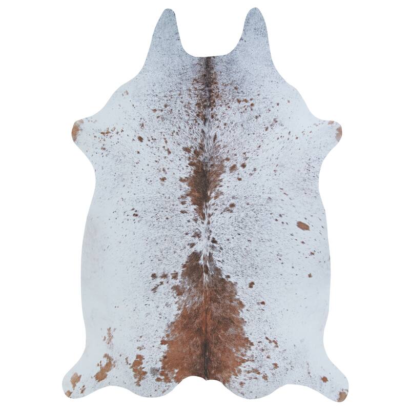 Steppe Hides Stavenger Ivory-Brown Area Rug