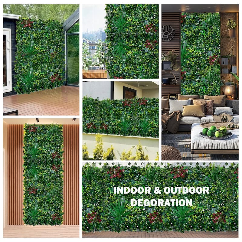 (20pcs)Boxwood Panels, Grass Wall 20"x20", Plant Wall