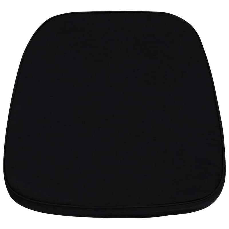 Soft Fabric Chiavari Chair Cushion - Black