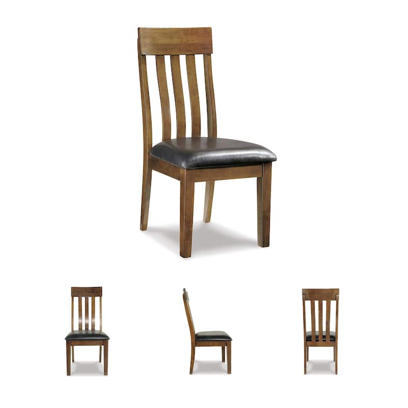 Ralene Dining Room Chair - Set of 2 - Medium Brown - 19.5" W x 22.63" D x 40.25" H