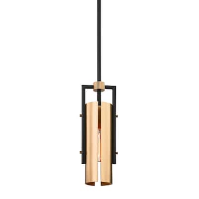 Troy Lighting Emerson 1-light Carbide Black Pendant