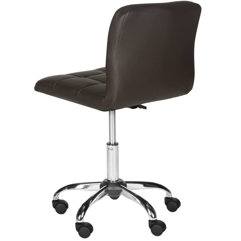 SAFAVIEH Regena Black Desk Chair - 18.3" x 21.9" x 31.5" - 18Wx22Dx32H