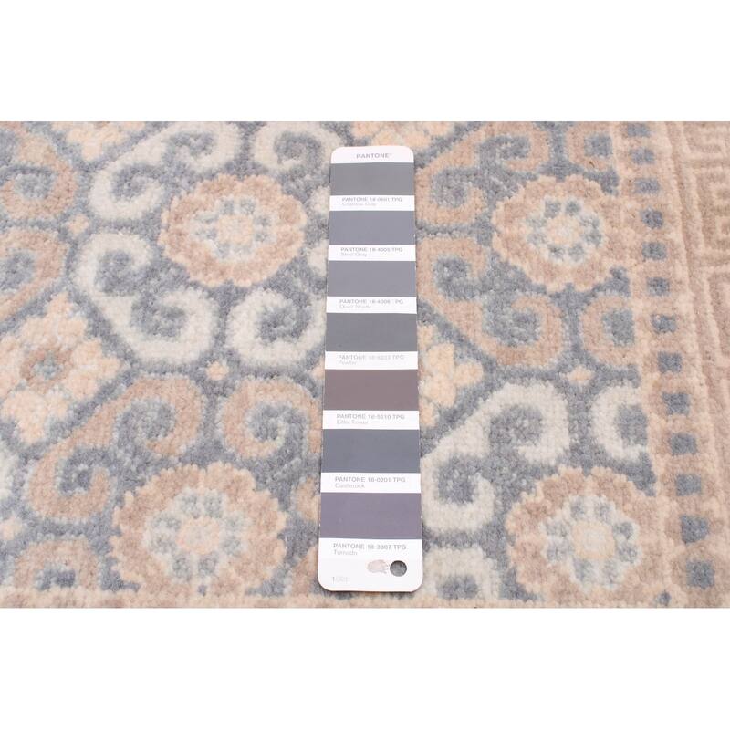 ECARPETGALLERY Hand-knotted 18 Of 20 Pak Finest Mamluk Grey Wool Rug - 8'2 x 10'0