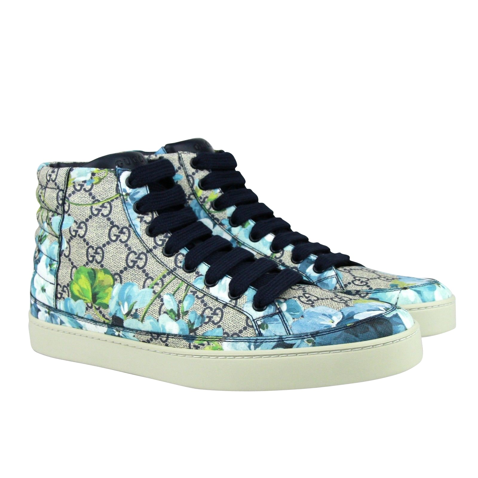 gucci blue bloom sneakers