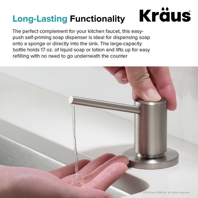 Kraus Kitchen Soap and Lotion Dispenser