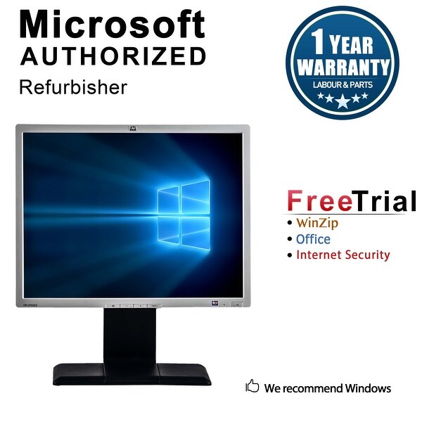 Shop Refurbished Hp Lp2065 20 Lcd 1600 X 1200 Silver Overstock 12820087