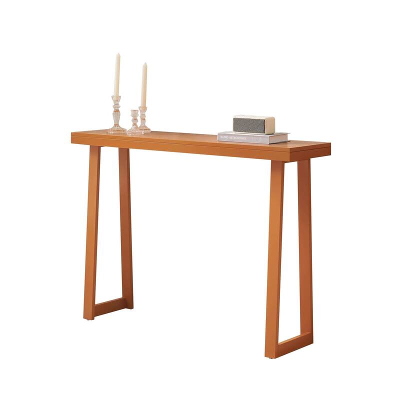 Claude Collection Wood 44" Modern Console Table with Shelf