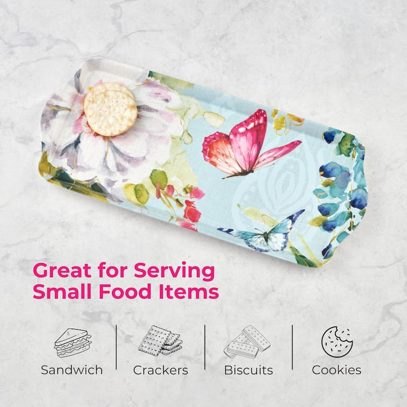 Pimpernel Colorful Breeze Melamine Sandwich Tray - 15.25" x 6.5"