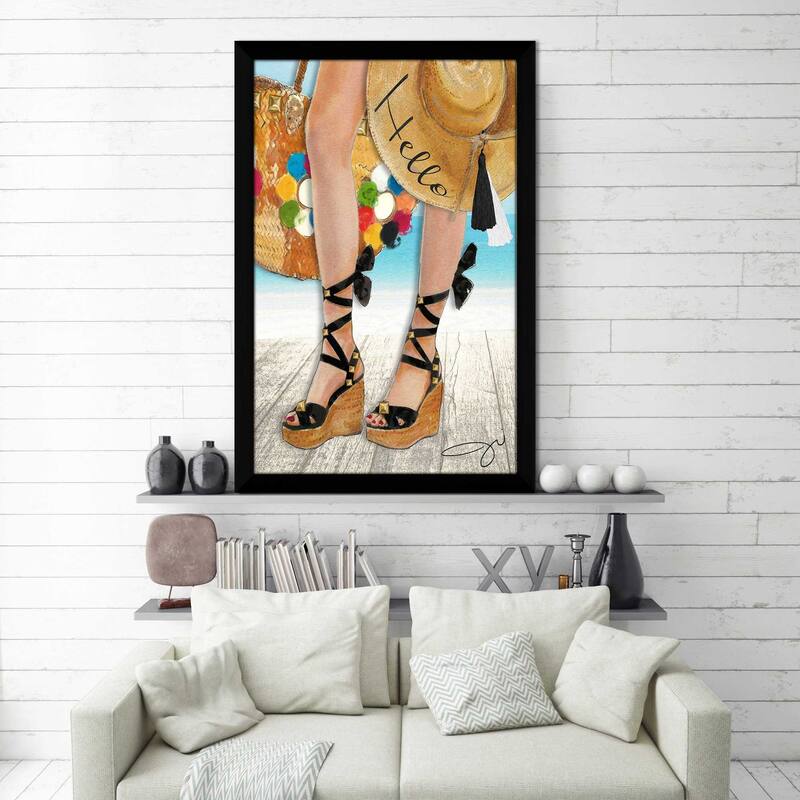 "Hello Beach Day" by Jodi Print on Acrylic.