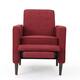 Mervynn Mid-Century Modern Button Tufted Fabric Recliner by Christopher Knight Home