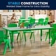preview thumbnail 19 of 41, 23.625"W x 47.25"L Plastic Adjustable Activity Table-School Table for 6