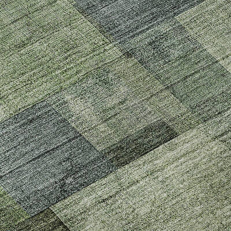 Premium Washable Super Soft Contemporay Blocky Mayfield Rug